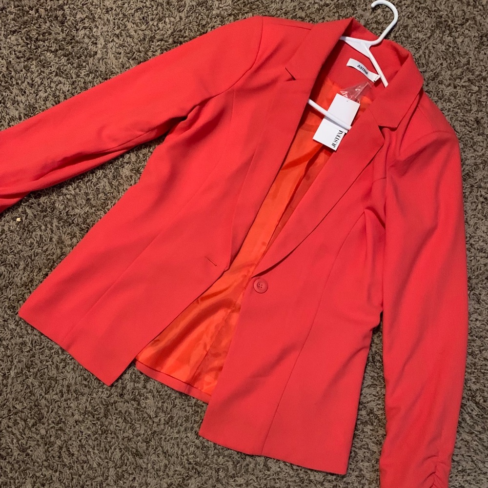 Cute Orange Blazer